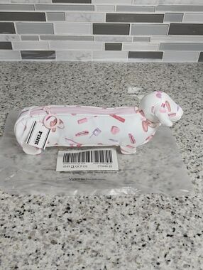VS PINK Dog Makeup Brush Bag (makeup print)